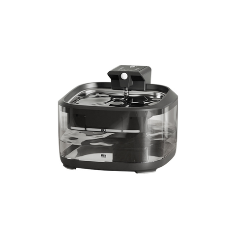 Elosung Smart Pet Water Fountain 4.5L Stainless Steel Automatic Dispenser Black Dog Fountains