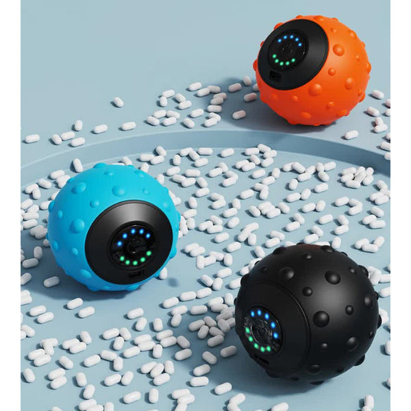 Blue Rechargeable Electric Massage Ball Vibrating Full Body Muscle Relaxation Tool Massagers