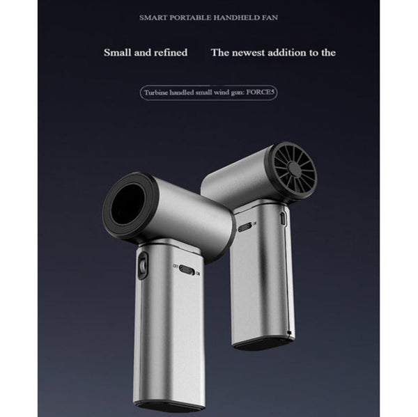 Black 2 In 1 Mini Handheld Fan And Hair Dryer Portable Fans