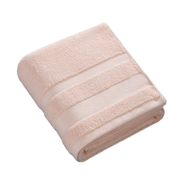 Elosung Pink Cotton Bath Towel 70X140cm Soft Absorbent 380G Luxury Towels & Washcloths