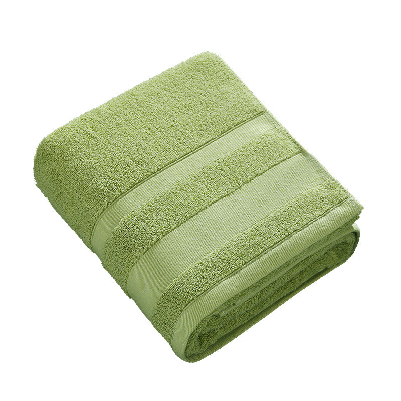 Elosung Green Cotton Bath Towel 70X140cm Soft Absorbent 100 Towels & Washcloths