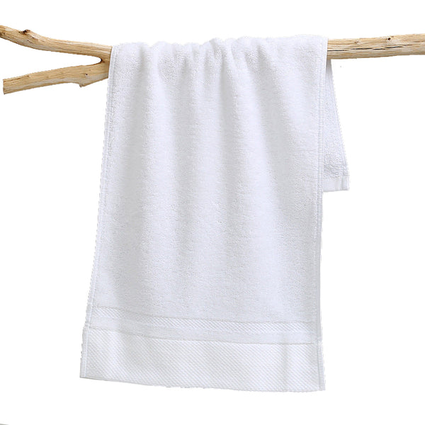 White Luxury 100% Cotton Face Towel Set 3 Piece Thick & Absorbent Towels Towels & Washcloths