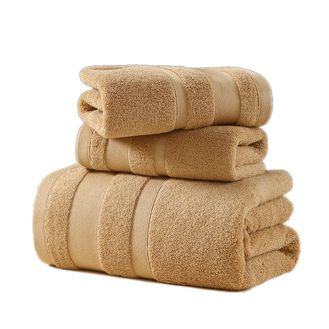 Elosung Luxury Cotton Towel Set 3 Piece Bath Hand Face Towels 100% Premium Towels & Washcloths