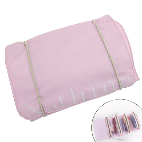 Pink 4 In 1 Cosmetic Storage Bag Removable Travel Organizer For Makeup Toiletries And Small Accessories Makeup Bags & Cases