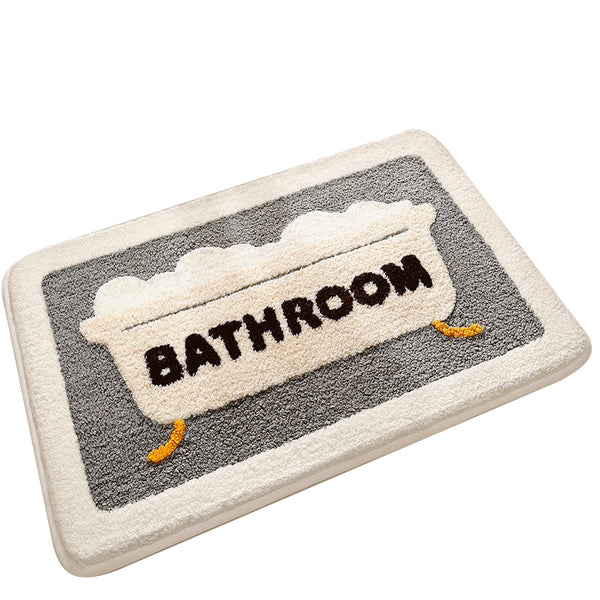 Super Absorbent Non Slip Bathroom Mat Soft Microfiber Rug 40X60cm Bath Mats Rugs & Toilet Covers