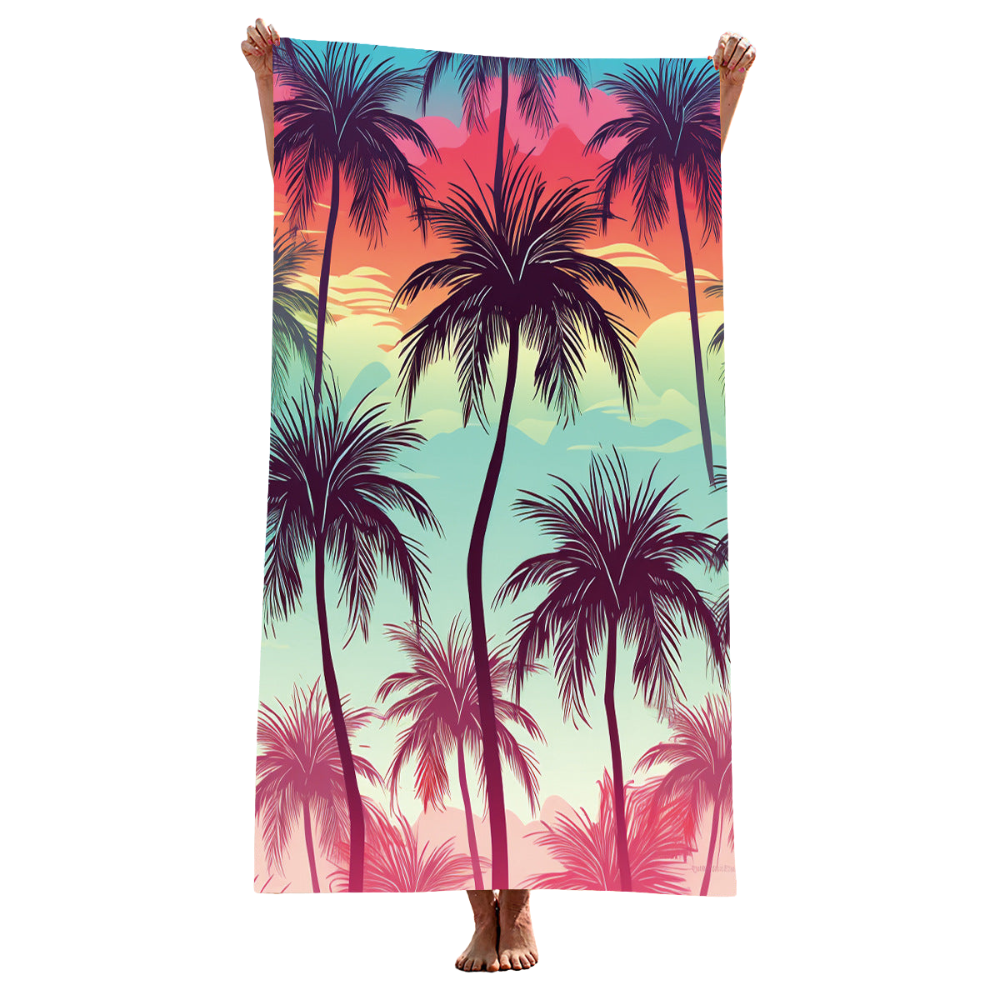 Elosung 2 Pcs Extra Large Microfiber Double Sided Beach Towel Quick Drying And Portable Stj 003 X14 Towels & Washcloths