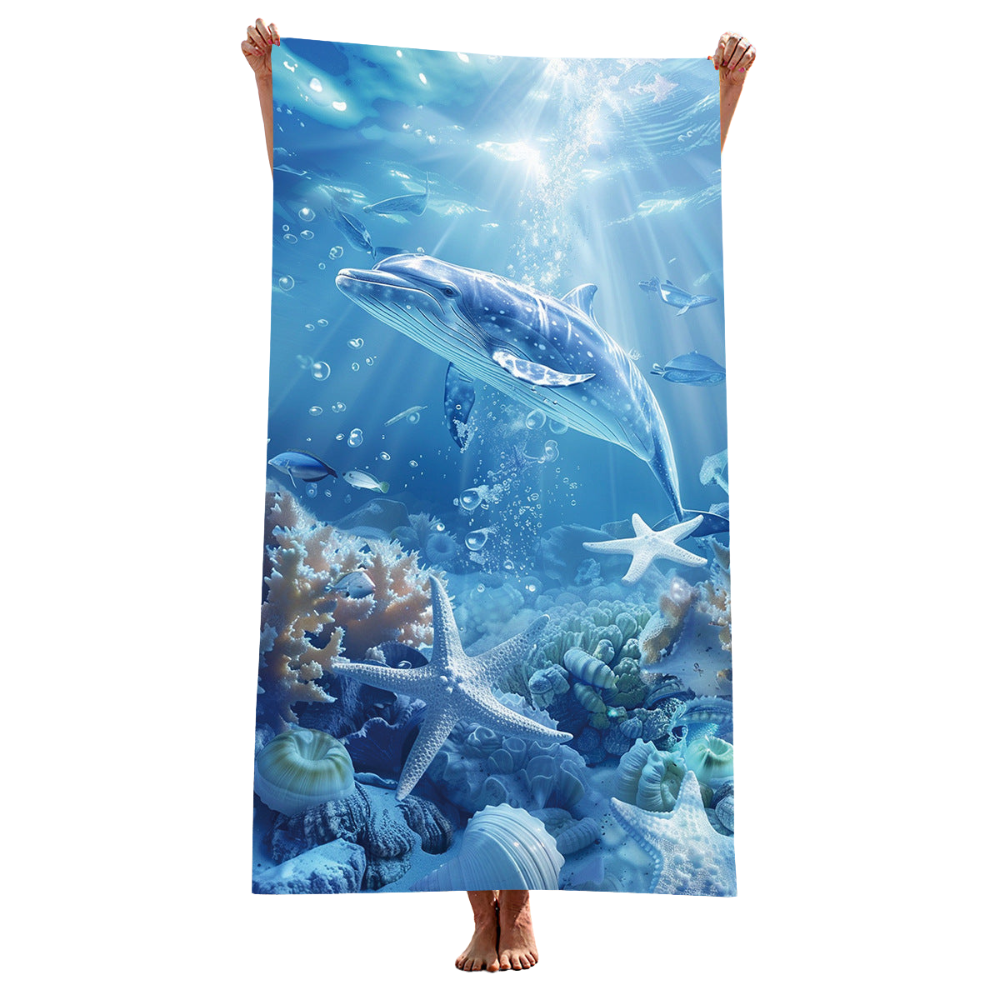 Elosung 2 Pcs Extra Large Microfiber Double Sided Beach Towel Quick Drying And Portable Stj 003 X20 Towels & Washcloths