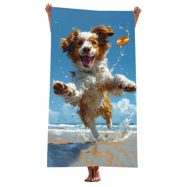 Elosung 2 Pcs Extra Large Microfiber Double Sided Beach Towel Quick Drying And Portable Stj 003 X23 Towels & Washcloths