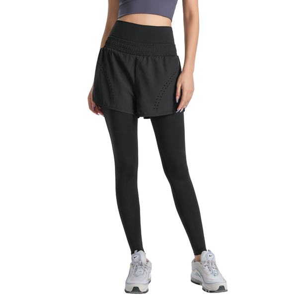 Womens High Waist Athletic Skort With Built In Shorts Breathable Quick Dry Running Skirt Phone Pocket Black Activewear Skirts & Skorts