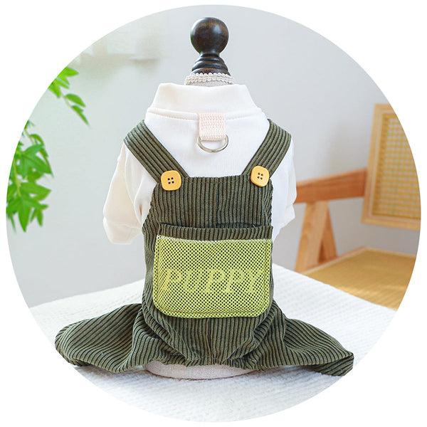 Xs Puppy Cute Four Legged Dog Clothes Spring/Summer Pet Outfit Soft & Breathable Dog Clothing & Shoes