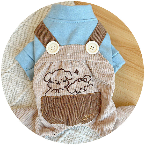 Xs Cute Little Backless Trousers Four Legged Dog Clothes Spring/Summer Pet Outfit Soft & Breathable Dog Clothing & Shoes