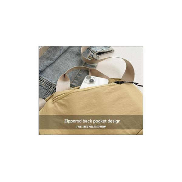 Black Trendy Crescent Crossbody Bag Unique Design Shoulder 29X6x17cm Women's Bags & Handbags