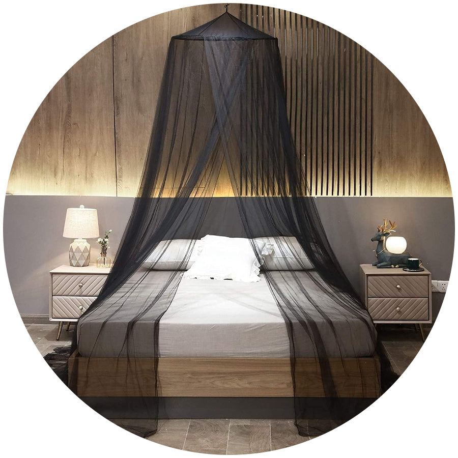 Elosung Hanging Princess Bed Canopy Mosquito Net Dome Bedding Dorm Roomsbedrooms Fits 1.5M Beds Canopies & Netting