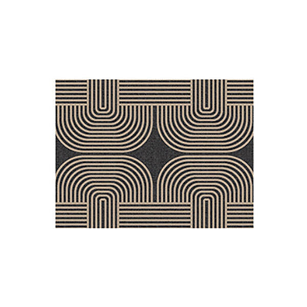 Brown Geometric Non Slip Outdoor Entryway Mat 50X80cm Welcome Rug Door Mats & Floor Mats