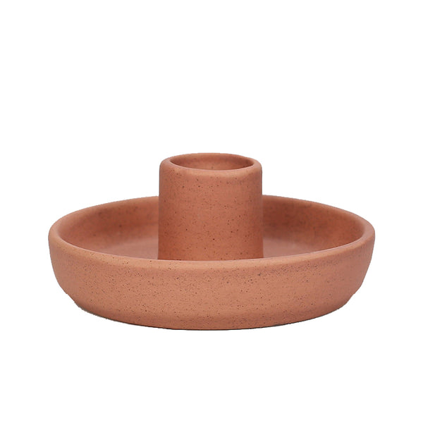 Veile Studios Nordic Ceramic Candle Holder With Jewelry Dish Minimalist Home Decor Jewellery Holders & Organisers