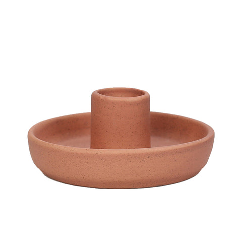 Veile Studios Nordic Ceramic Candle Holder With Jewelry Dish Minimalist Home Decor Jewellery Holders & Organisers