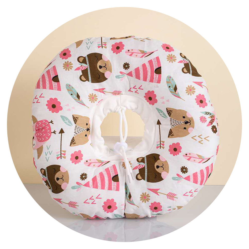 Elosung 2 Pcs Cupid's Arrow Pattern Pet Recovery Collar Comfortable Anti Lick Cone For Cats & Dogs Size M Dog Collars