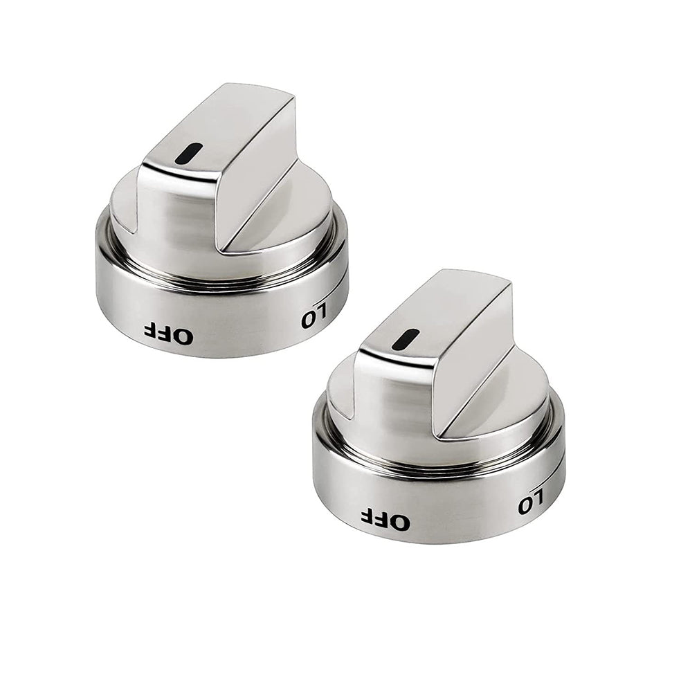 Elosung Stainless Steel Oven Stove Knob Aez73453509 Replacement 2 Pack Fireplace & Stove Accessories