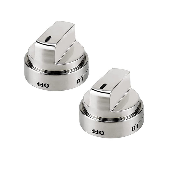 Elosung Stainless Steel Oven Stove Knob Aez73453509 Replacement 2 Pack Fireplace & Stove Accessories