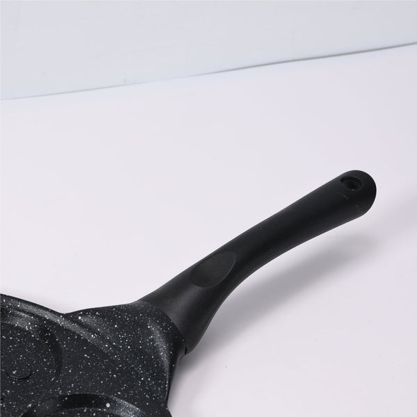 Black Cartoon Versatile Non Stick Frying Pan (27Cm) Induction Ready Skillet For Everyday Cooking Frying & Grill Pans