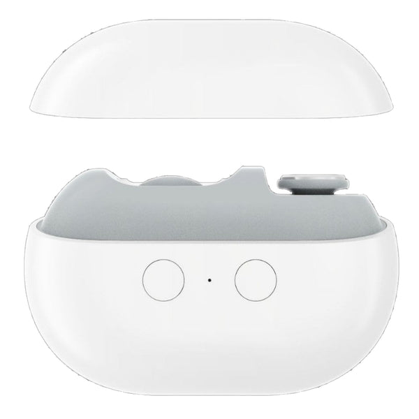 White Multi Function Electric Nail File Built In Storage Space Led Light Quiet Operation Electric Files & Tools