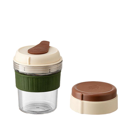 2 In 1 Ice Cube Maker Tumbler Portable Cup With Integrated Silicone Tray & Lid (1 + Tray) Ice Cubes Trays & Moulds