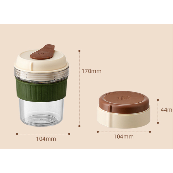 2 In 1 Ice Cube Maker Tumbler Portable Cup With Integrated Silicone Tray & Lid (1 + Tray) Ice Cubes Trays & Moulds