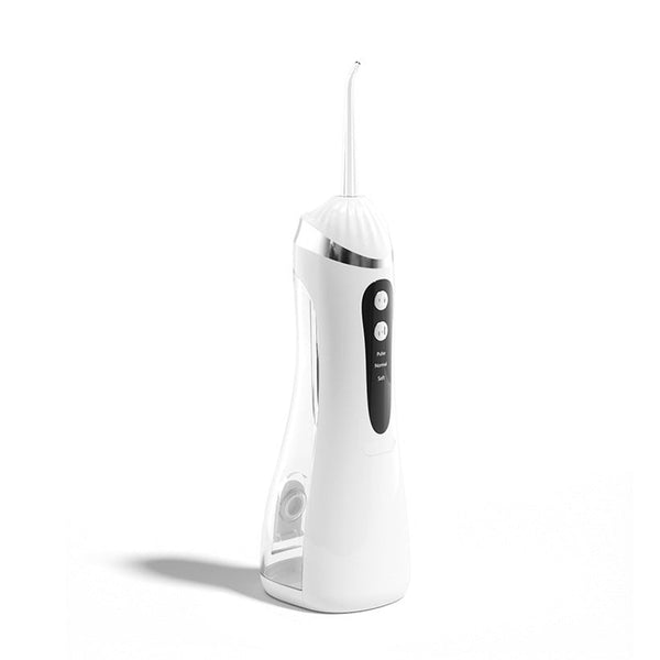 White Ultrasonic Oral Irrigator With 3 Cleaning Modes Smart Teeth Machine Air & Water Flossers