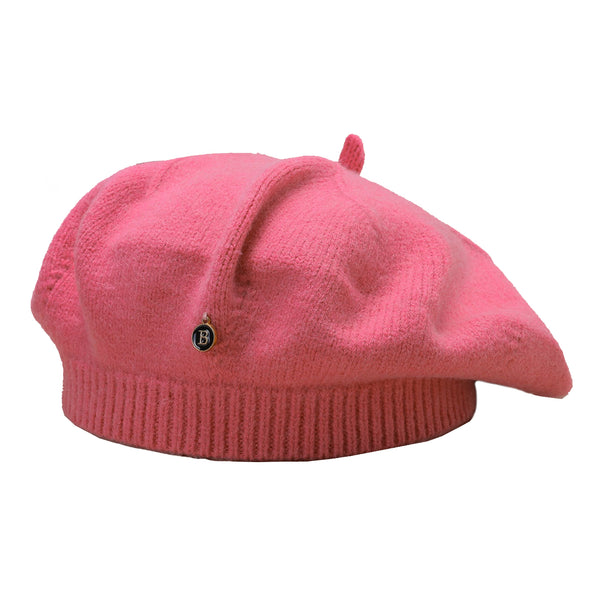 White Inspired Knitted Beret Stretchy & Comfortable Wool Blend Cap Hats