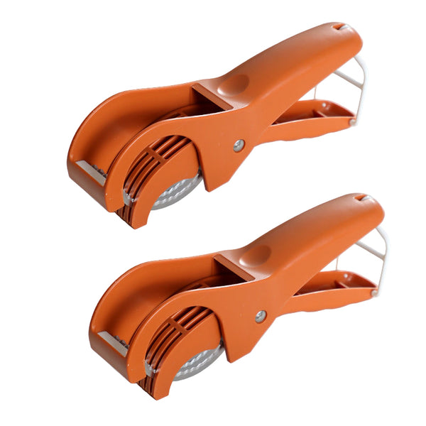 2 Pcs Green 5 Blade Fruit & Vegetable Slicer For Crinkle Cuts Kitchen Gadget Peelers & Slicers