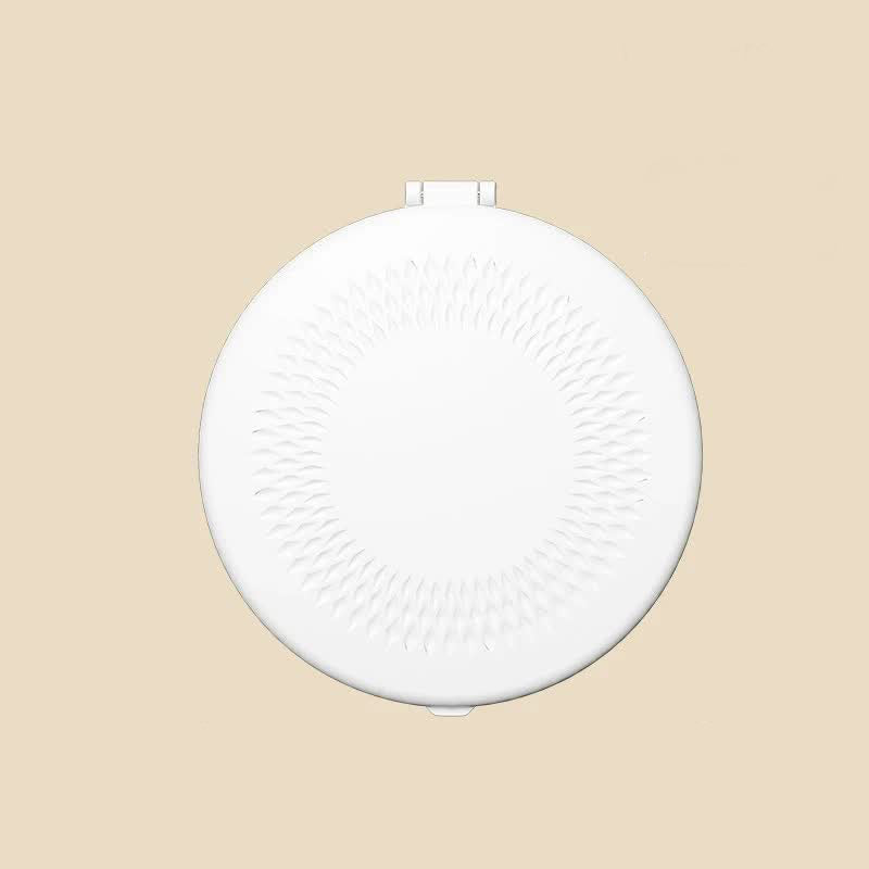 Led Lighted Travel Makeup Mirror Double Sided 1X/5X Magnification Usb C Rechargeable Induction (White) Makeup Mirrors