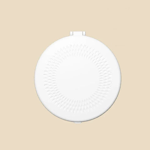 Led Lighted Travel Makeup Mirror Double Sided 1X/5X Magnification Usb C Rechargeable Induction (White) Makeup Mirrors