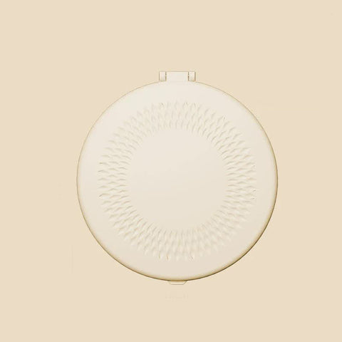 Led Lighted Travel Makeup Mirror Double Sided 1X/5X Magnification Usb C Rechargeable Induction (Khaki) Makeup Mirrors