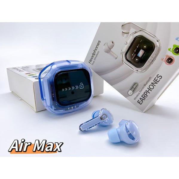 Transparent Tws Wireless With Smart Call Noise Reduction & Led Display Case Bluetooth 5.4 Earbuds