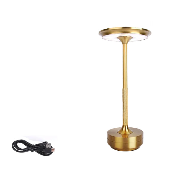 Ufo Version Led Desk Lamp Gold Touch Switch With Dimming And Usb Cable Lamps