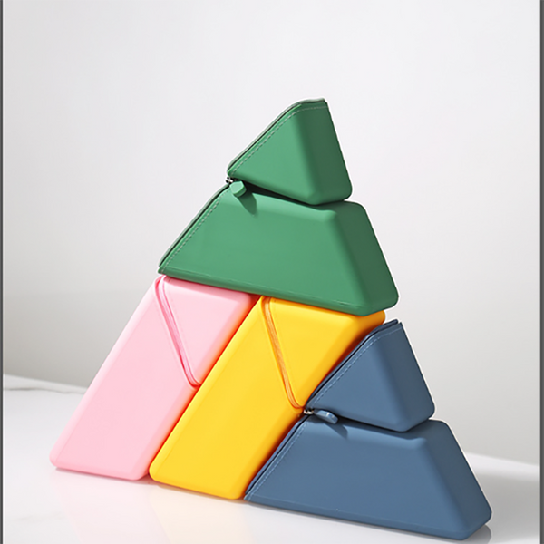 Yellow Transforming Silicone Pencil Case Stand Up Holder & Stationery Organiser Pencil Cases