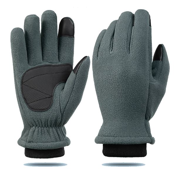 Xl Navy Blue Winter Fleece Touchscreen Warm & Water Repellent For Cycling Outdoor Sports Gloves