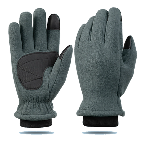 Xl Navy Blue Winter Fleece Touchscreen Warm & Water Repellent For Cycling Outdoor Sports Gloves
