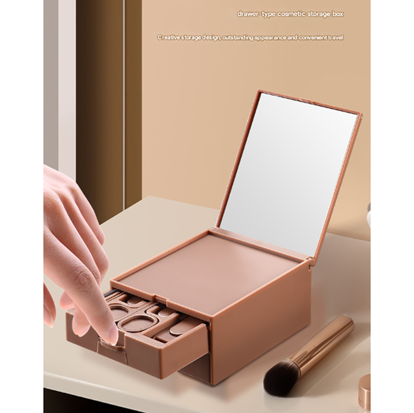 Yellow Premium 13 In 1 Manicure And Grooming Kit Professional Carbon Steel Pedicure Set With Dual Drawer Case Mirror Manicure & Pedicure Tools & Kits