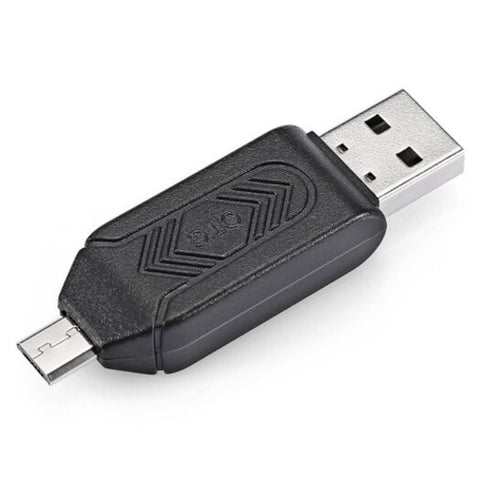 V8otg Usb 2.0 To Micro Adapter Connector Black