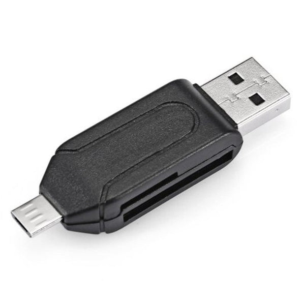 V8otg Usb 2.0 To Micro Adapter Connector Black