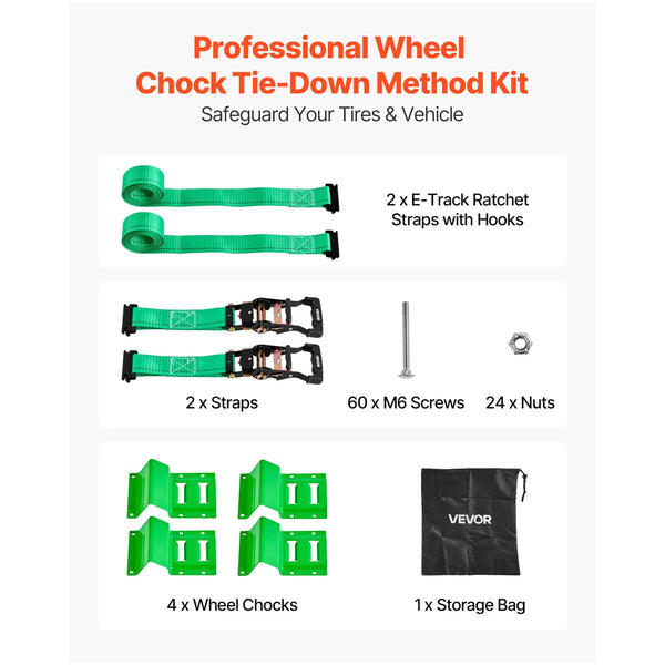 Wheel Chock Tie Down Kit Style Trailer Strap Car With Buckle Break Strength 1986.73 Kg & Working Load 662 Motorcycle System For Atvs Utvs Trailers Tie
