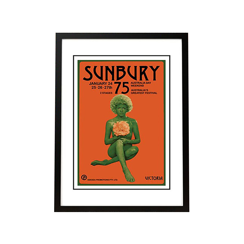 Smart Artists Memorabilia Sunbury 'Music Festival' Poster 1975 Framed A1 Posters & Prints