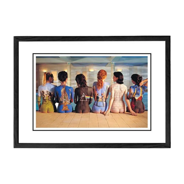 Pink Floyd Painted Ladies Pop Art Print 1997 Framed A4 Posters & Prints