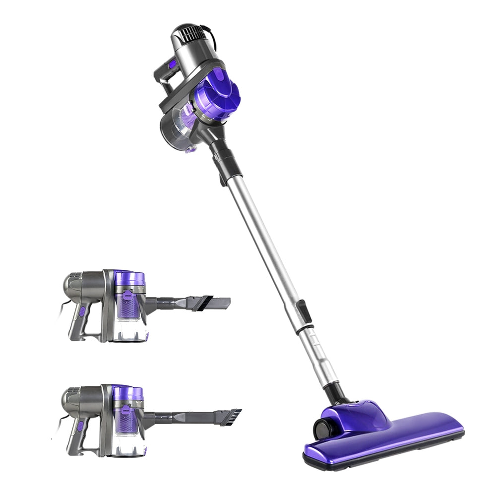 Devanti Corded Handheld Bagless Vacuum Cleaner Purple And Silver Vacuum Cleaners