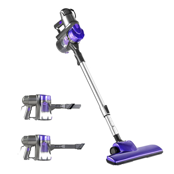 Devanti Corded Handheld Bagless Vacuum Cleaner Purple And Silver Vacuum Cleaners
