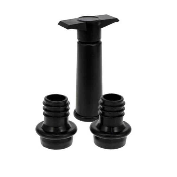 Vacuum Wine Bottle Stopper Saver Sealer Black Bottle Stoppers