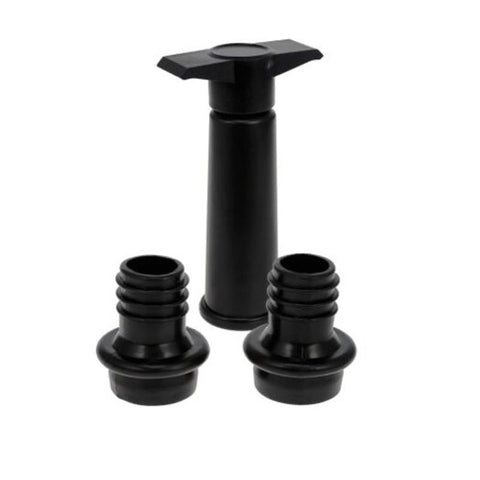 Vacuum Wine Bottle Stopper Saver Sealer Black Bottle Stoppers