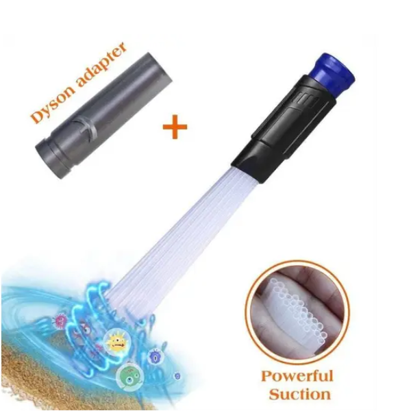 Vacuum Parts Accessories Universal Cleaner Dusty Brush Attachment Cleaning Sweeper Duster With Adapter Suitable For Car / Pet Keyboard Air Ventilatio