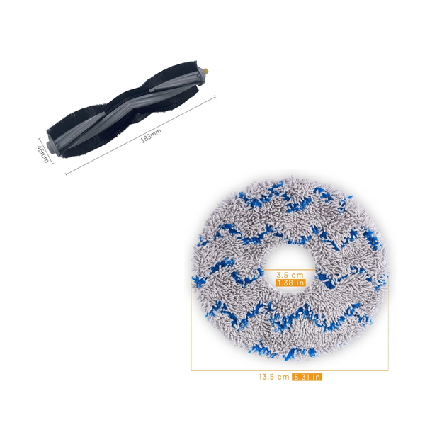 Hygieia Value Kit For Ecovacs Deebot Omni X1 T10 Plus & Vacuum Cleaner Parts